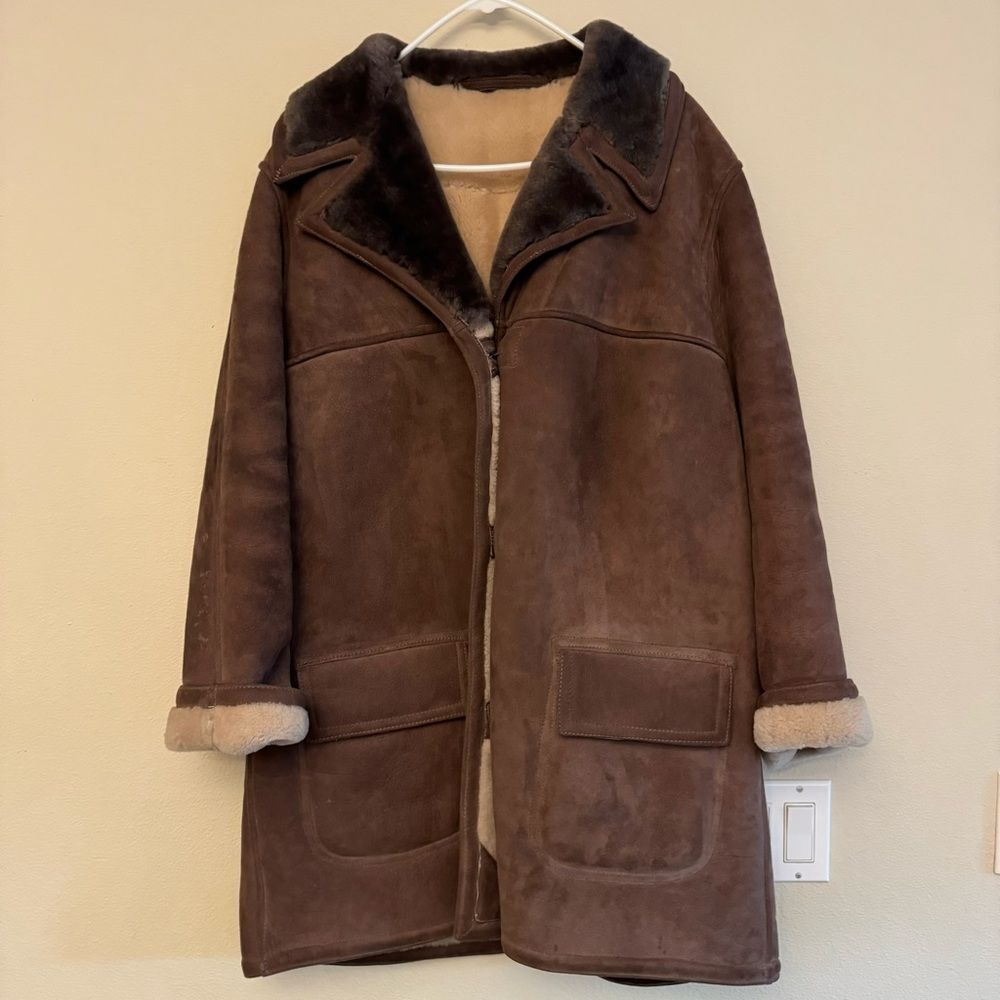 Norm Thompson The Sheepskin Shop Shearling Coat Size 20